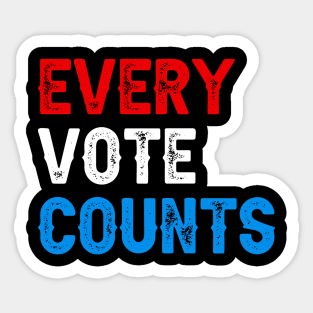 Every Vote Counts Sticker